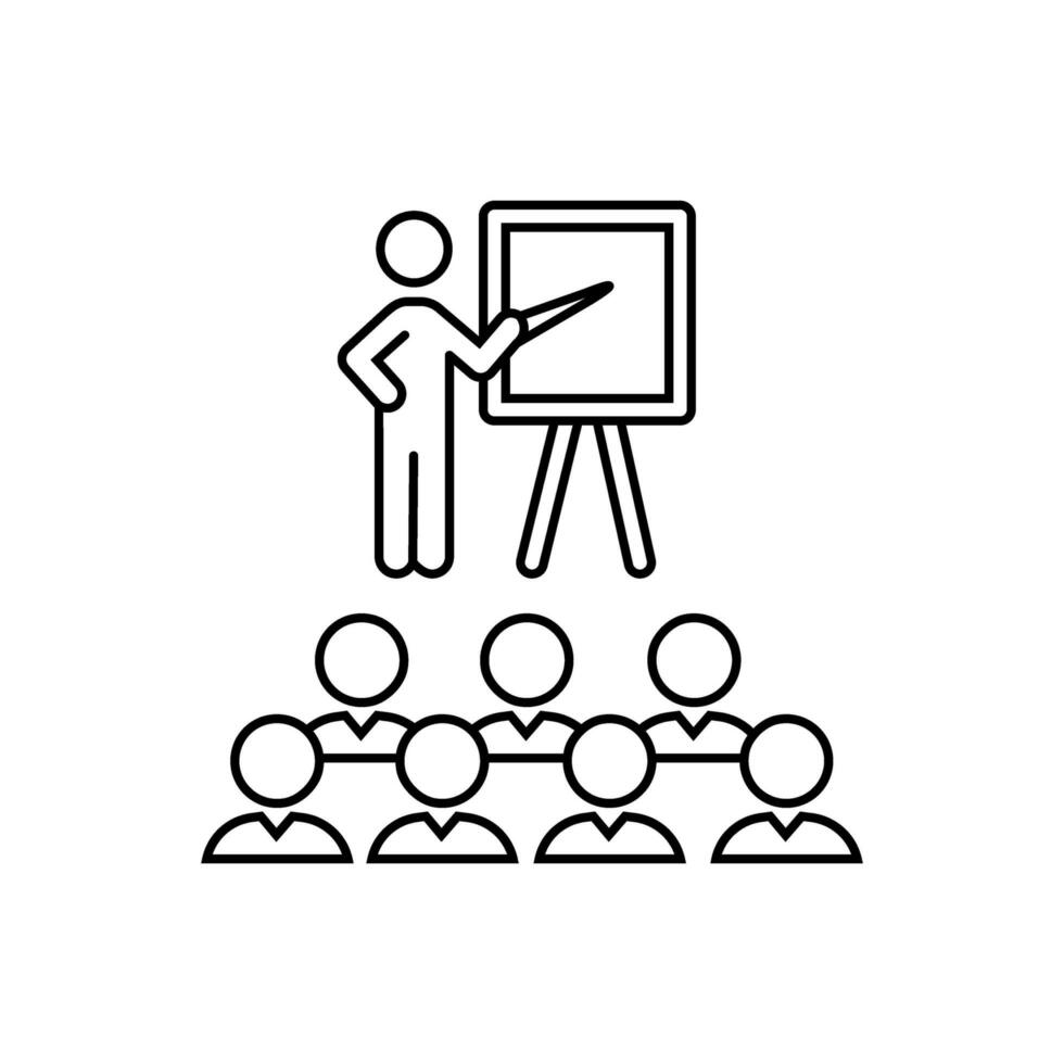 teacher-icon-lesson-illustration-sign-training-symbol-or-logo-vector